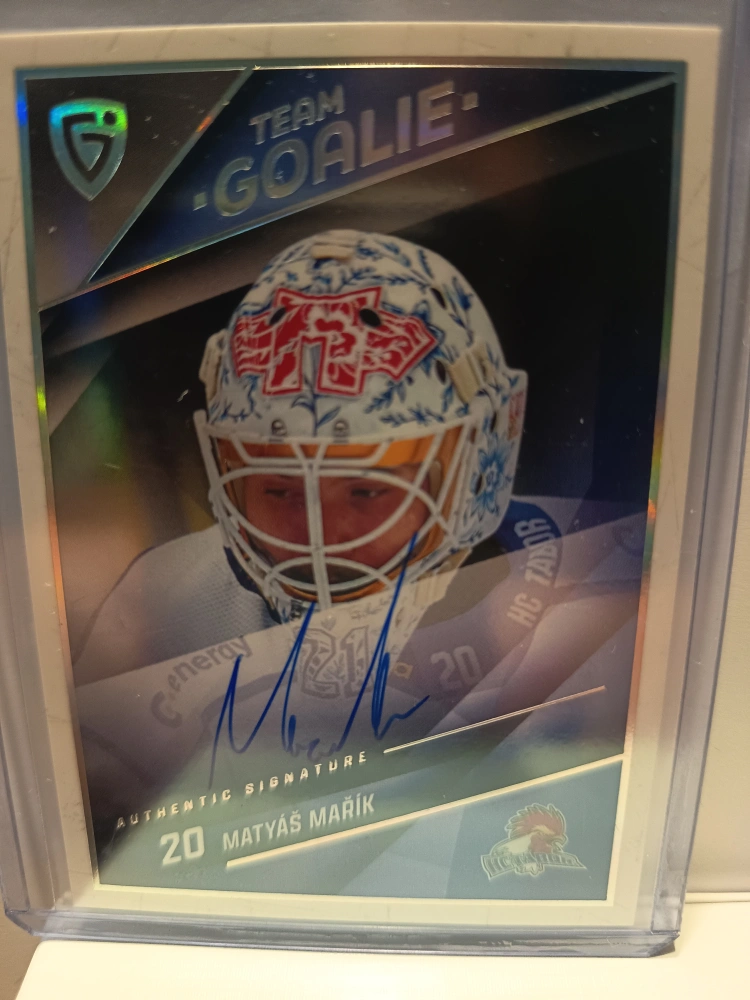 Matyáš Mařík Team Goalie signature 02/10 Tábor 25/26 2. série