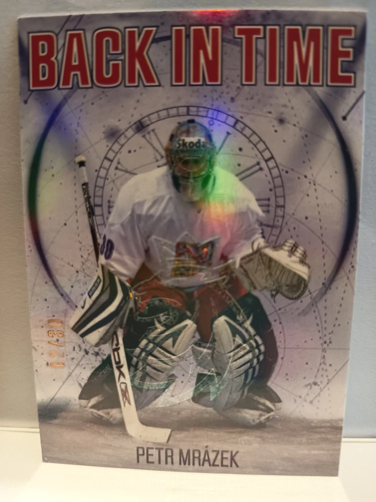 Petr Mrázek Back in time Space 02/30 25/26 Series 1 Collectors box Real cards