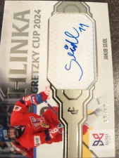 Jakub Seidl Hlinka Gretzky cup signature 04/14