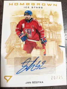 Jan Ščotka Homegrown Ice stars Gold auto 20/25