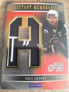 Cole Coskey Assistant memorabilia 5/15 Chomutov 25/26
