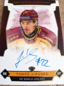 Tomáš Jiránek Authentic signature 01/25 Jihlava 25/26