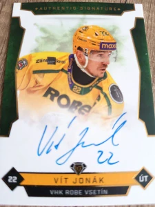 Vít Jonák Authentic signature 13/25 Vsetín 25/26