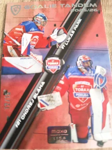 Ondřej Blaha Lukáš Pařík Goalie tandem 12/15 Poruba 25/26