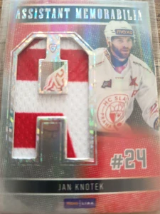 Jan Knotek Assistant memorabilia 1/3 Slavie 25/26