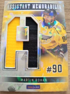 Martin Rohan Assistant memorabilia 5/5 Sokolov 25/26