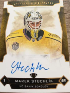 Marek Stuchlík Authentic signature 14/25 Poruba 25/26