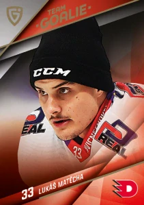 Lukáš Matěcha Team goalie Pardubice 25/26