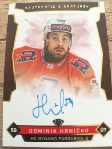 Dominik Hrníčko Authentic signature 11/25 Pardubice 25/26