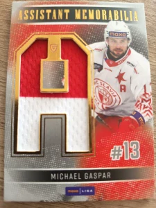 Michael Gaspar Assistant memorabilia 02/15 Slavie 25/26