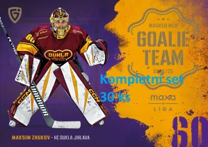 Kompletní set 30 ks Team goalie 24/25
