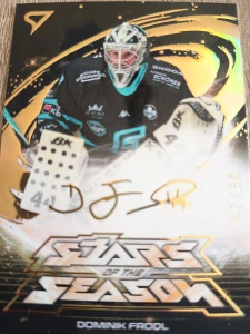 Dominik Frodl Karlovy Vary Stars of season golden script42/50 25/26 Play off