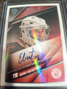 Adam Ebenstreit Team Goalie signature 01/10 Slavie 25/26 2. série
