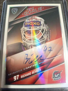 Richard Běhula Team Goalie signature 10/10 Chomutov 25/26 2. série