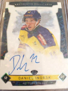 Daniel Indrák Authentic signature 01/10 Přerov 25/26 2. série