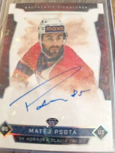 Matěj Psota Authentic signature 09/10 Třebíč 25/26 2. série