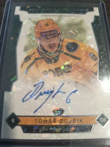 Tomáš Dujsík Authentic signature 08/10 Vsetín 25/26