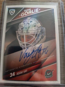 Adam Vay Team goalie signature 7/10 Chomutov 25/26 1. série