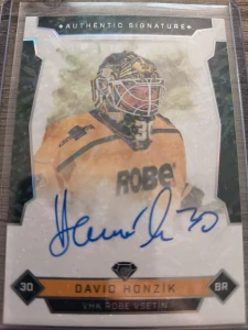 David Honzík Authentic signature 09/10 Vsetín 25/26 1. série
