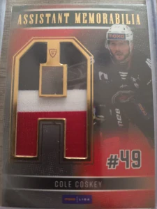 Cole Coskey Assistant memorabilia 01/15 Chomutov 25/26