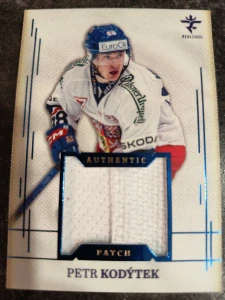 Petr Kodýtek Authentic patch blue 12/19 25/26 Series 1 Collectors box Real cards