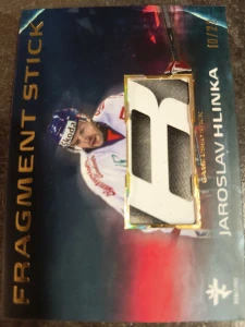 Jaroslav Hlinka Fragment stick gold 10/22 25/26 Series 1 Collectors box Real cards
