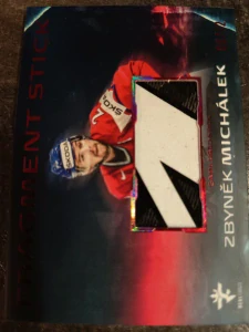 Zbyněk Michálek Fragment stick red 08/12 25/26 Series 1 Collectors box Real cards