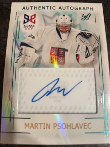 Martin Psohlavec Authentic Autograph Turquoise 1of1 25/26 Series 1 Collectors box Real cards