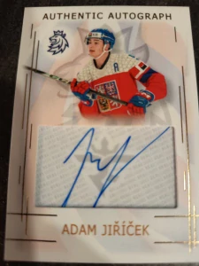 Adam Jiříček Authentic autograph 10/17 25/26 Series 1 Collectors box Real cards