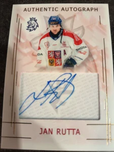 Jan Rutta Authentic autograph 10/17 25/26 Series 1 Collectors box Real cards