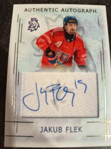 Jakub Flek Authentic autograph 10/17 25/26 Series 1 Collectors box Real cards