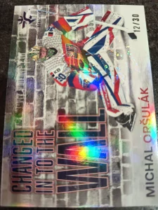 Michal Oršulák Changed in to the wall Crosslight 12/30 25/26 Series 1 Collectors box Real cards