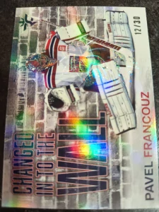 Pavel Francouz Changed in to the wall Crosslight 12/30 25/26 Series 1 Collectors box Real cards