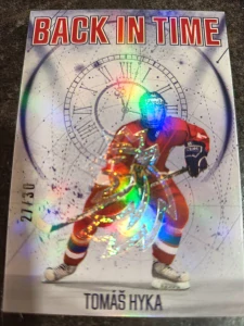 Tomáš Hyka Back in time Space 27/30 25/26 Series 1 Collectors box Real cards