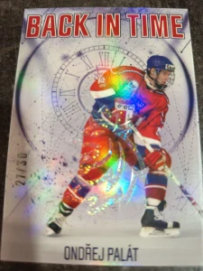 Ondřej Palát Back in time Space 27/30 25/26 Series 1 Collectors box Real cards