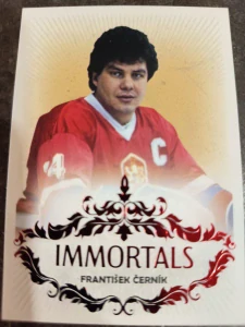 František Černík Immortals Red 03/23 25/26 Series 1 Collectors box Real cards