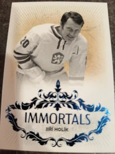 JIří Holík Immortals Blue 7/9 25/26 Series 1 Collectors box Real cards