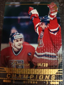 Dopita a Vykoukal Champions Wien 96 Gold 14/30 25/26 Series 1 Collectors box Real cards