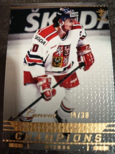 Martin Procházka Champions Wien 96 Gold 14/30 25/26 Series 1 Collectors box Real cards