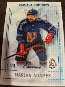 Marián Adámek Canvas Blue 1/8 25/26 Series 1 Collectors box Real cards