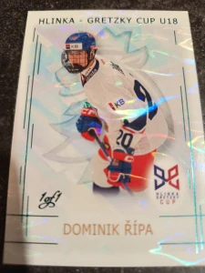 Dominik Řípa Hlinka Gretzky cup U18 Turquoise 1of1 25/26 Series 1 Collectors box Real cards