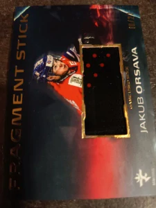 Jakub Orsava Fragment stick gold 10/22 25/26 Series 1 Collectors box Real cards