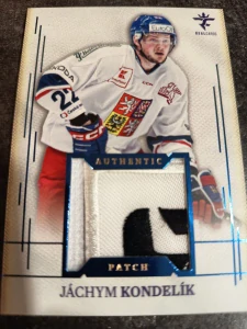 Jáchym Kondelík Authentic patch blue 17/19 25/26 Series 1 Collectors box Real cards