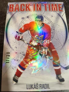 Lukáš Radil Back in time Space 17/30 25/26 Series 1 Collectors box Real cards