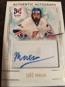 Jiří Maxa Authentic autograph 01/14 25/26 Series 1 Collectors box Real cards