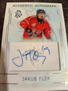Jakub Flek Authentic autograph 16/17 25/26 Series 1 Collectors box Real cards