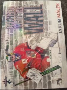 Jakub Málek Changed in to the wall Crosslight 23/30 25/26 Series 1 Collectors box Real cards