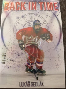 Lukáš Sedlák Back in time Space 08/30 25/26 Series 1 Collectors box Real cards