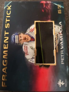 Petr Vampola Fragment stick gold 05/22 25/26 Series 1 Collectors box Real cards