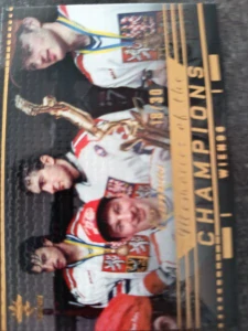 František Kaberle Champions Wien 96 Gold 18/30 25/26 Series 1 Collectors box Real cards